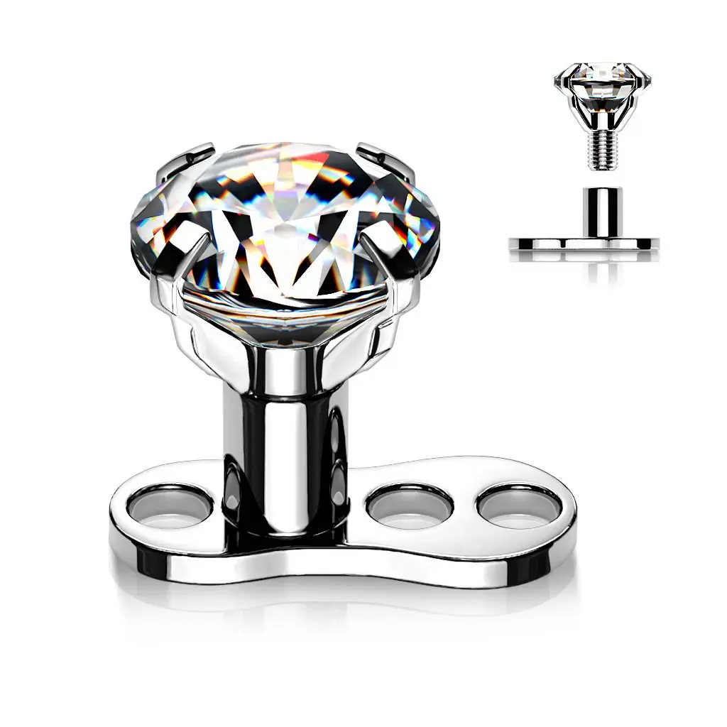 Kompletní microdermal piercing 1,6 mm (4 mm) - MD038C-04