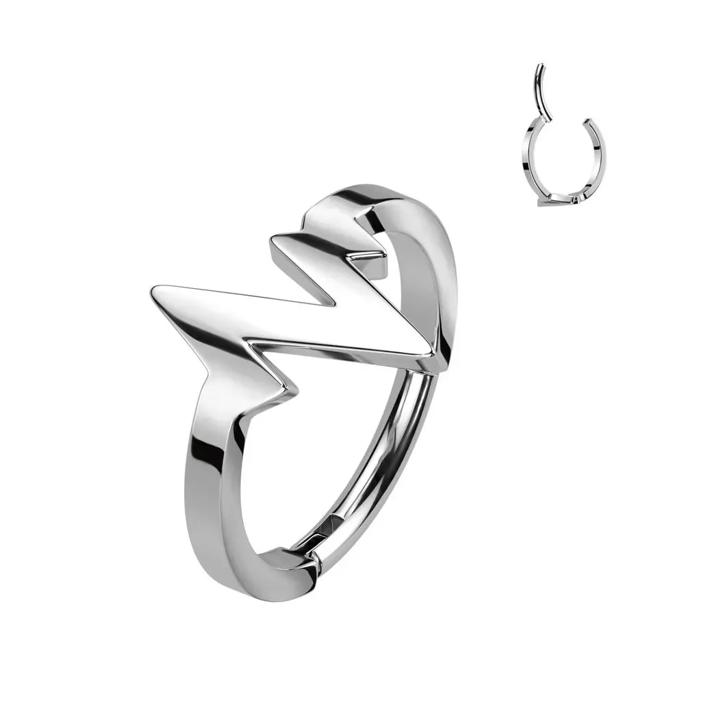 Ocelový kruh - helix / cartilage piercing (1,2 x 8 mm) - SG113ST-1208