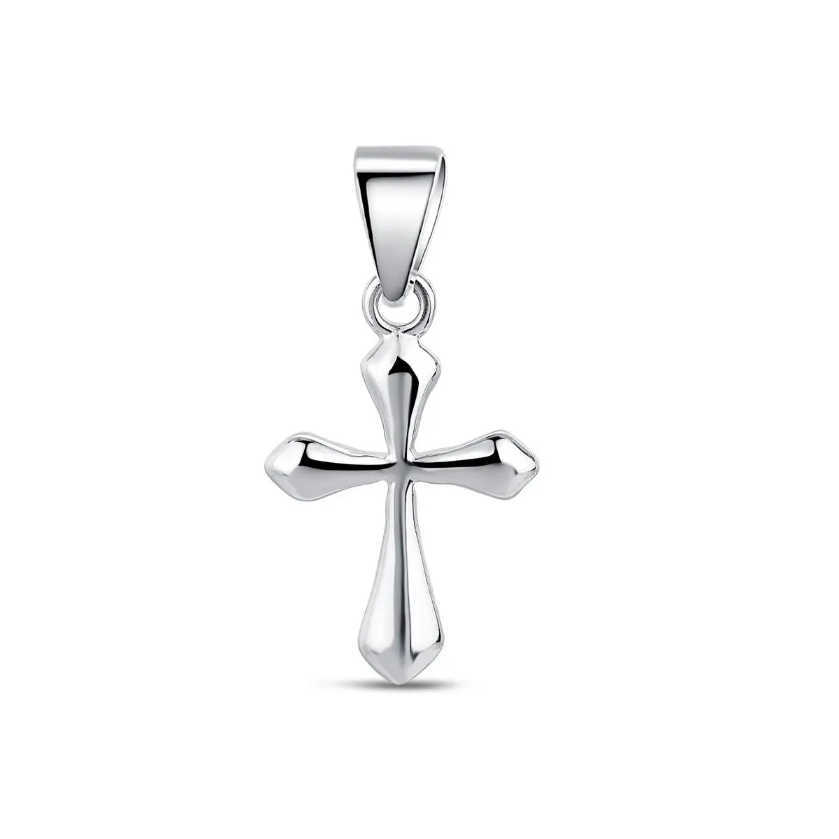 NUBIS Stříbrný přívěsek křížek - NB-4373