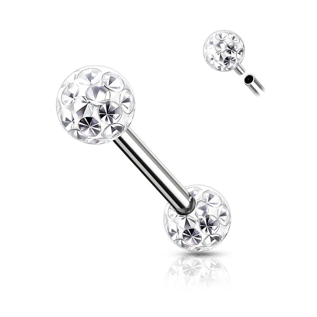 Piercing do bradavky chirurgická ocel s