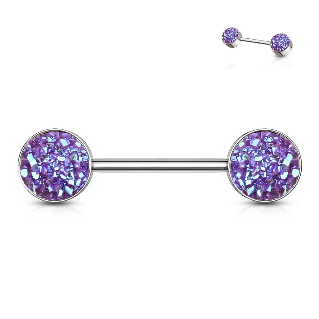 Piercing do bradavky chirurgická ocel s
