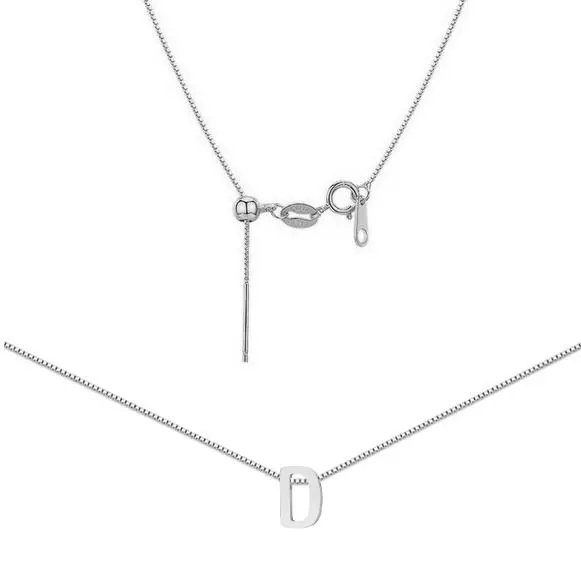 S4U Ocelový náhrdelník PÍSMENO D - OPD0338-D