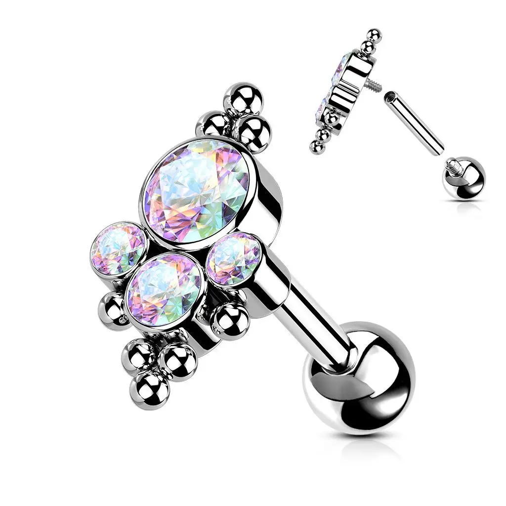 Cartilage/tragus piercing do ucha TITAN