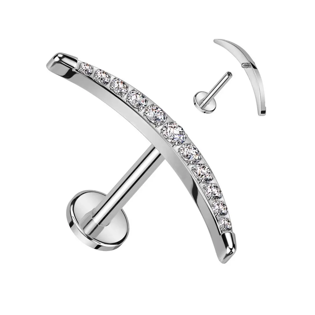 S4U Piercing do brady - labreta TITAN (1,2 x 6 mm) - TIT1292-1206
