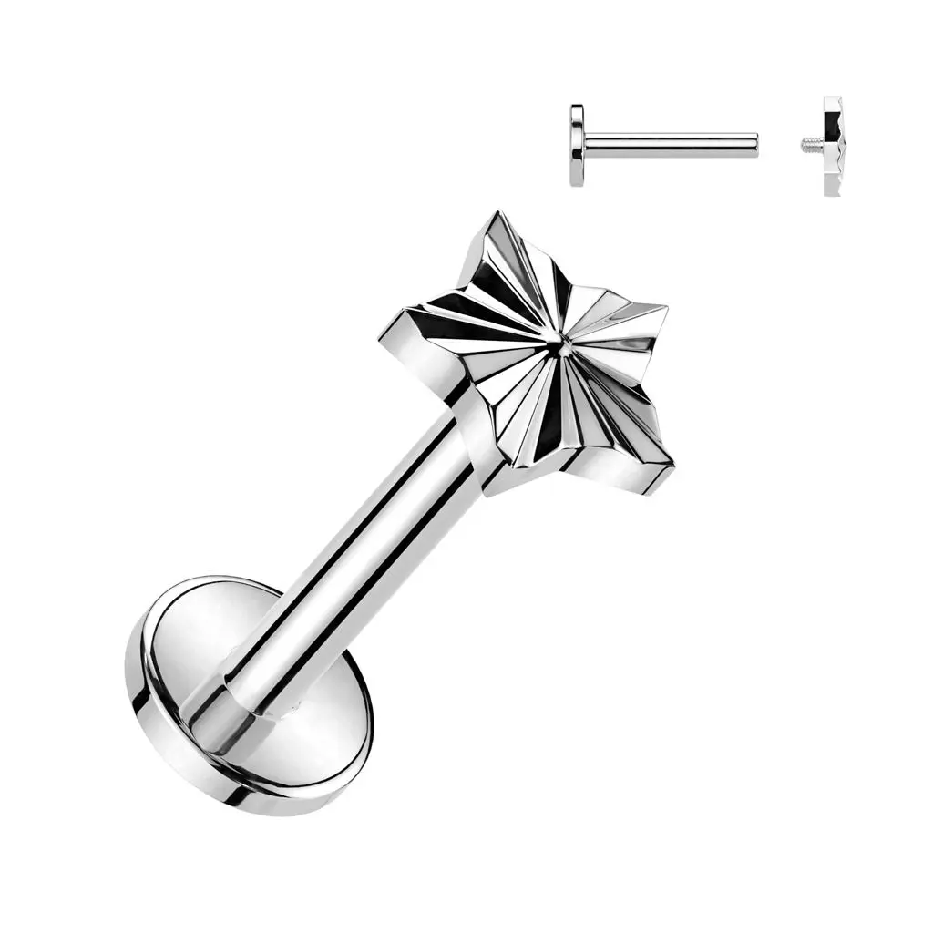 S4U Piercing do brady - labreta TITAN (1,2 x 6 mm) - TIT1310-1206