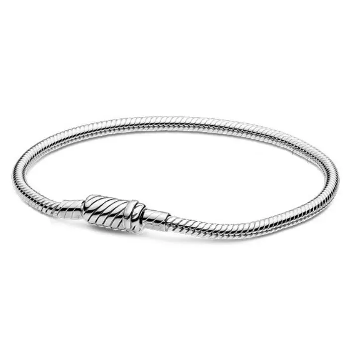 S4U Stříbrný náramek na navlékání korálků 19cm - LV952-19