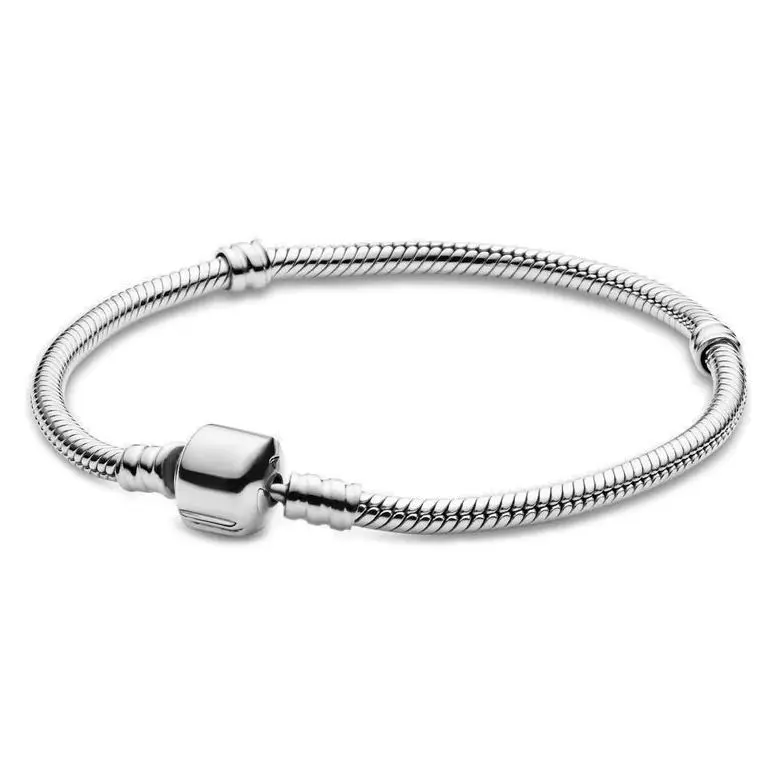 S4U Stříbrný náramek na navlékání korálků 19cm - LV950-19