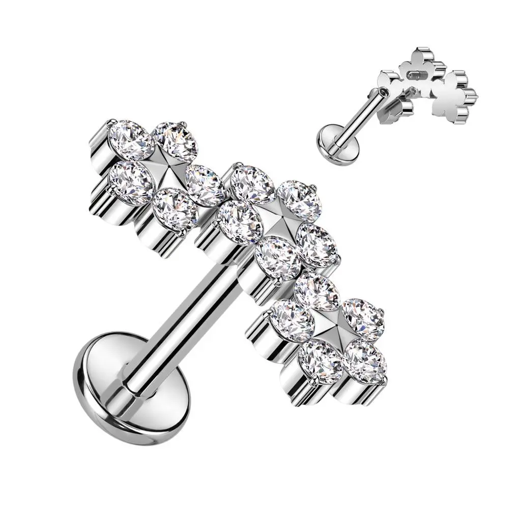 S4U Piercing do brady - labreta TITAN, 1,2 x 8 mm - TIT1284-1208