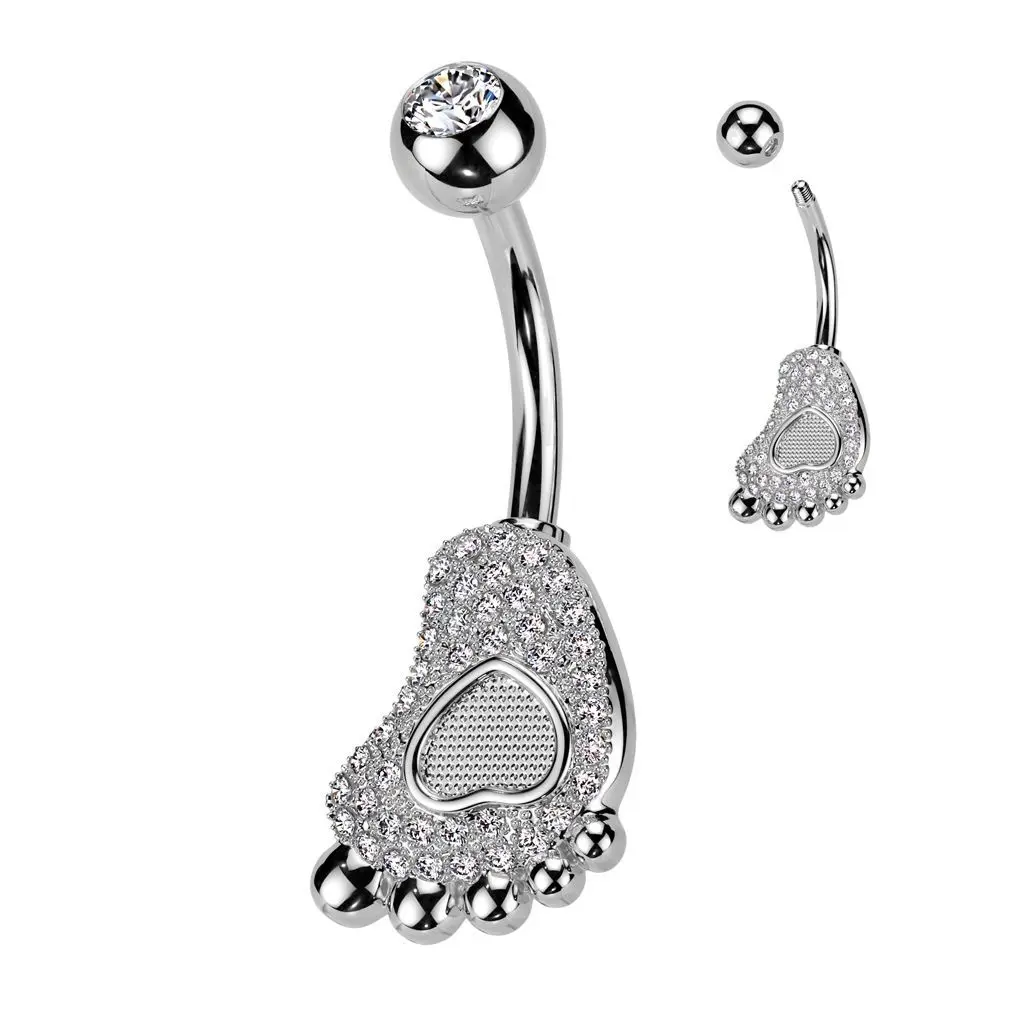 Piercing do pupíku - stopa