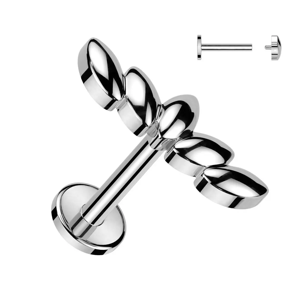 S4U Piercing do brady labreta / cartilge (1,2 x 8 mm) - LB1118-1208