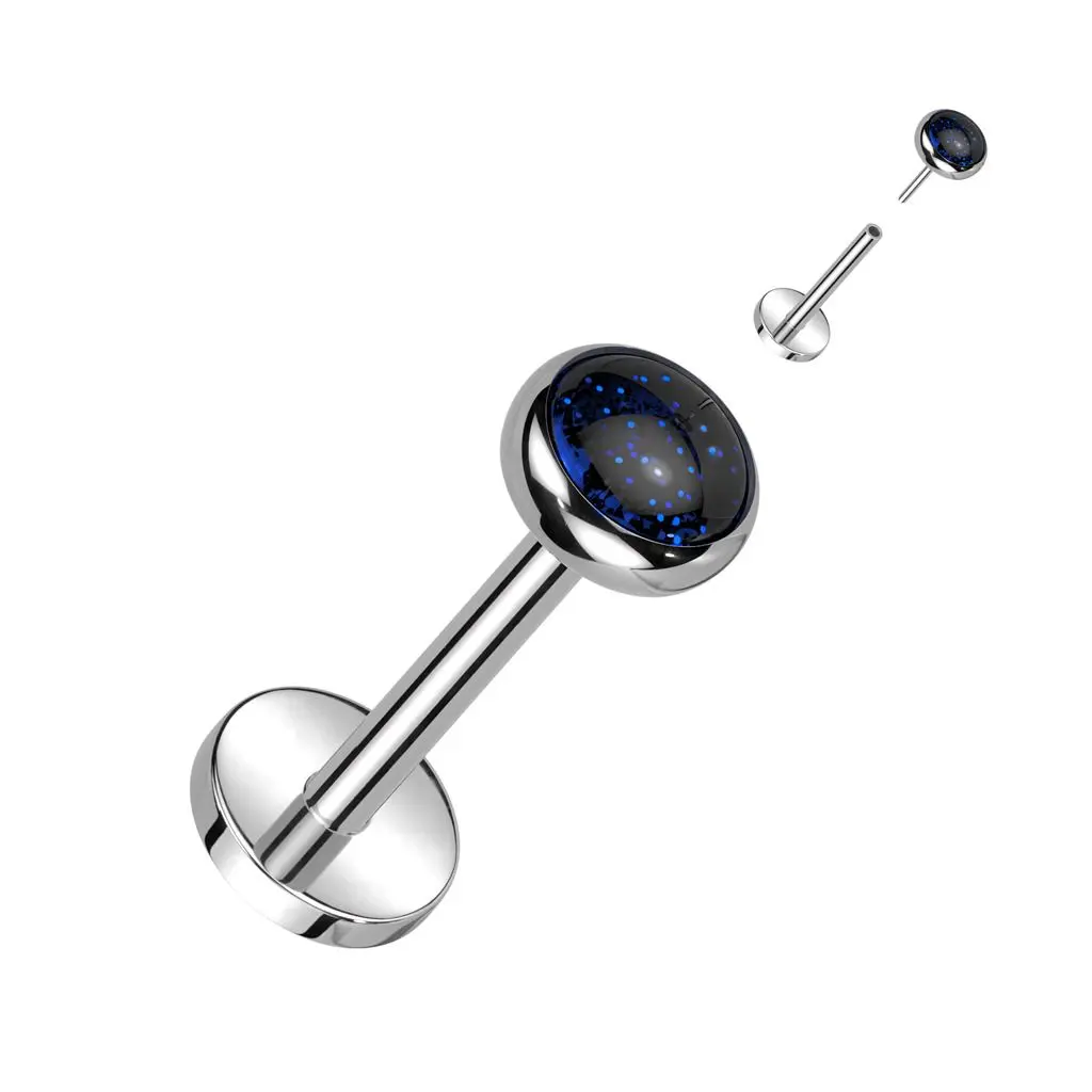 S4U Piercing do brady - PUSH IN labreta TITAN - TIT1318