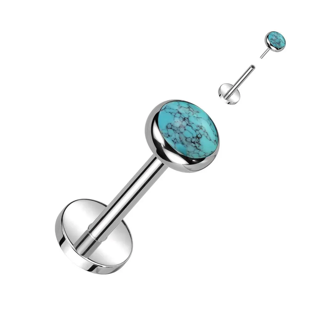 S4U Piercing do brady - PUSH IN labreta TITAN - TIT1319