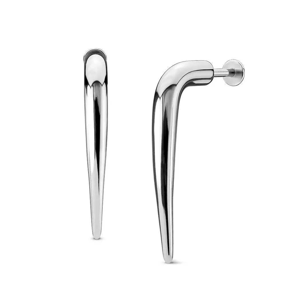 S4U Extrémní piercing do brady zahnutý - LB01071