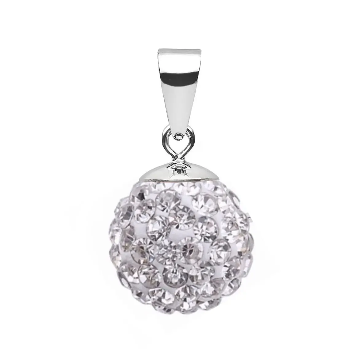 NUBIS Stříbrný přívěsek s krystaly Crystals from Swarovski Crystal - NBS002-CR