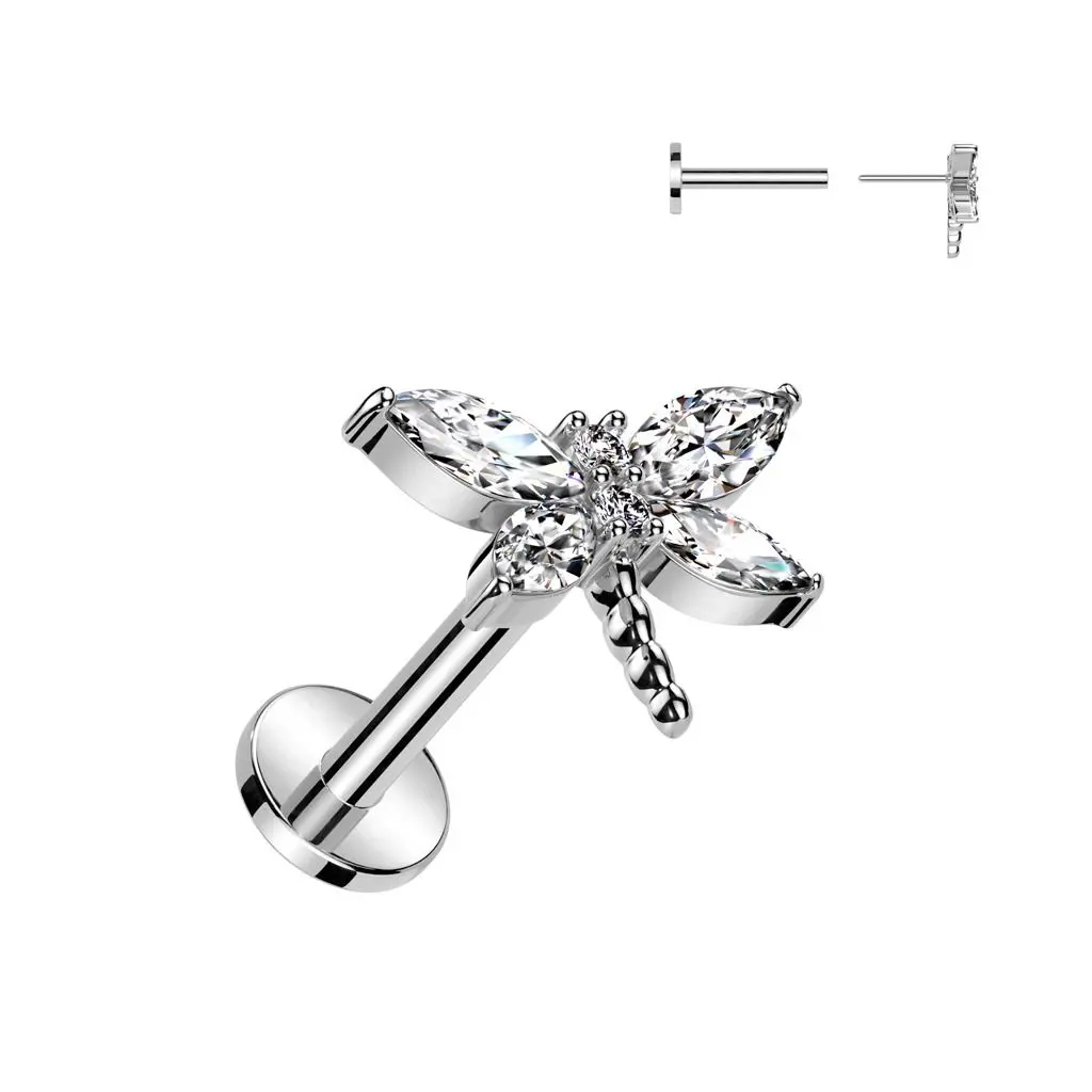 S4U Piercing do brady vážka - PUSH IN labreta - LB1125