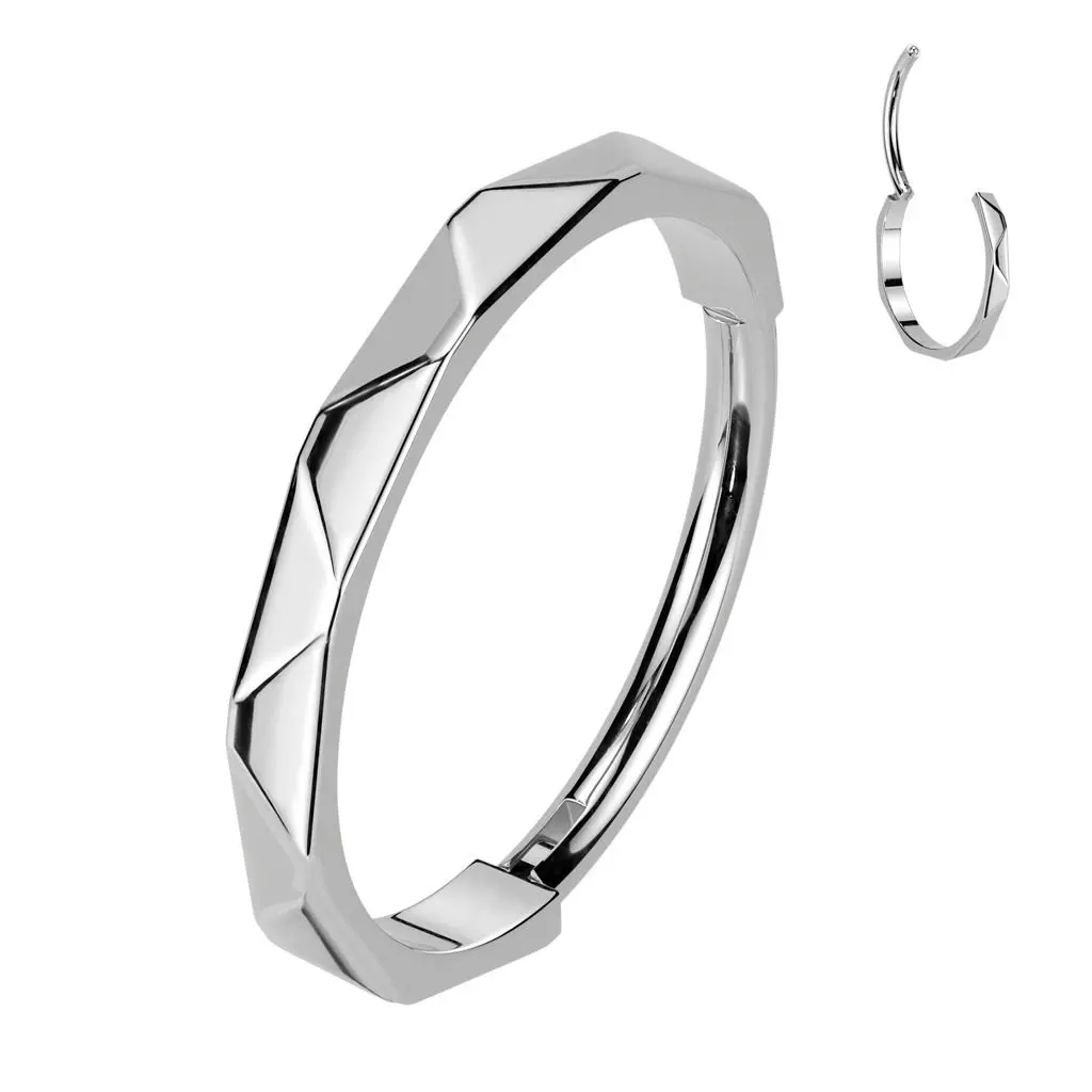 Segment kruh - helix / cartilage / tragus / septum piercing TITAN, 0,8 x