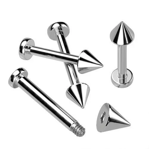 Piercing do brady - labreta TITAN (4 x 4 mm, 1,6 x 10 mm) - TIT1021-1610