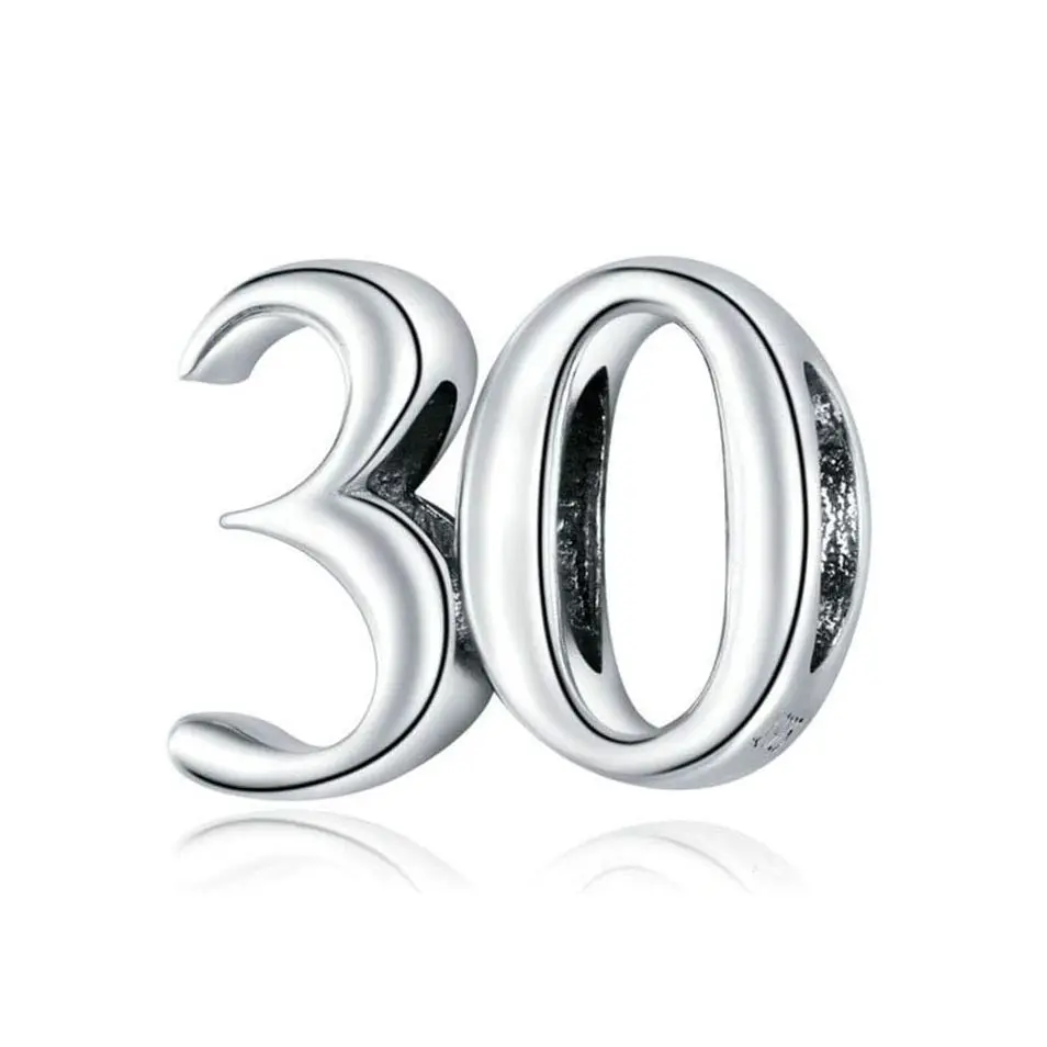 NUBIS Stříbrný přívěsek korálek na náramek 30 - NB-8201