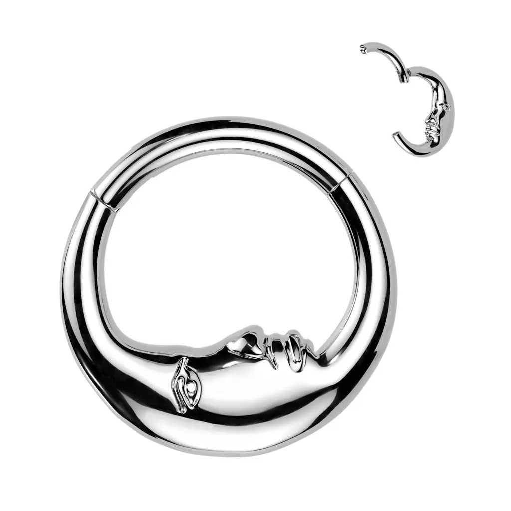 Segment kruh měsíc - helix / cartilage / tragus piercing (1,2 x
