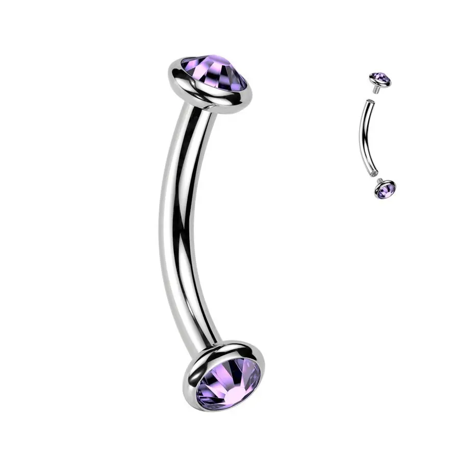 S4U Piercing do obočí TITAN