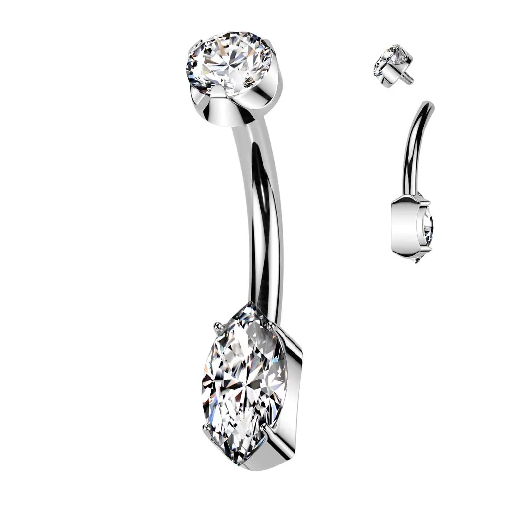 S4U Piercing do pupíku - TITAN - TIT1384-C