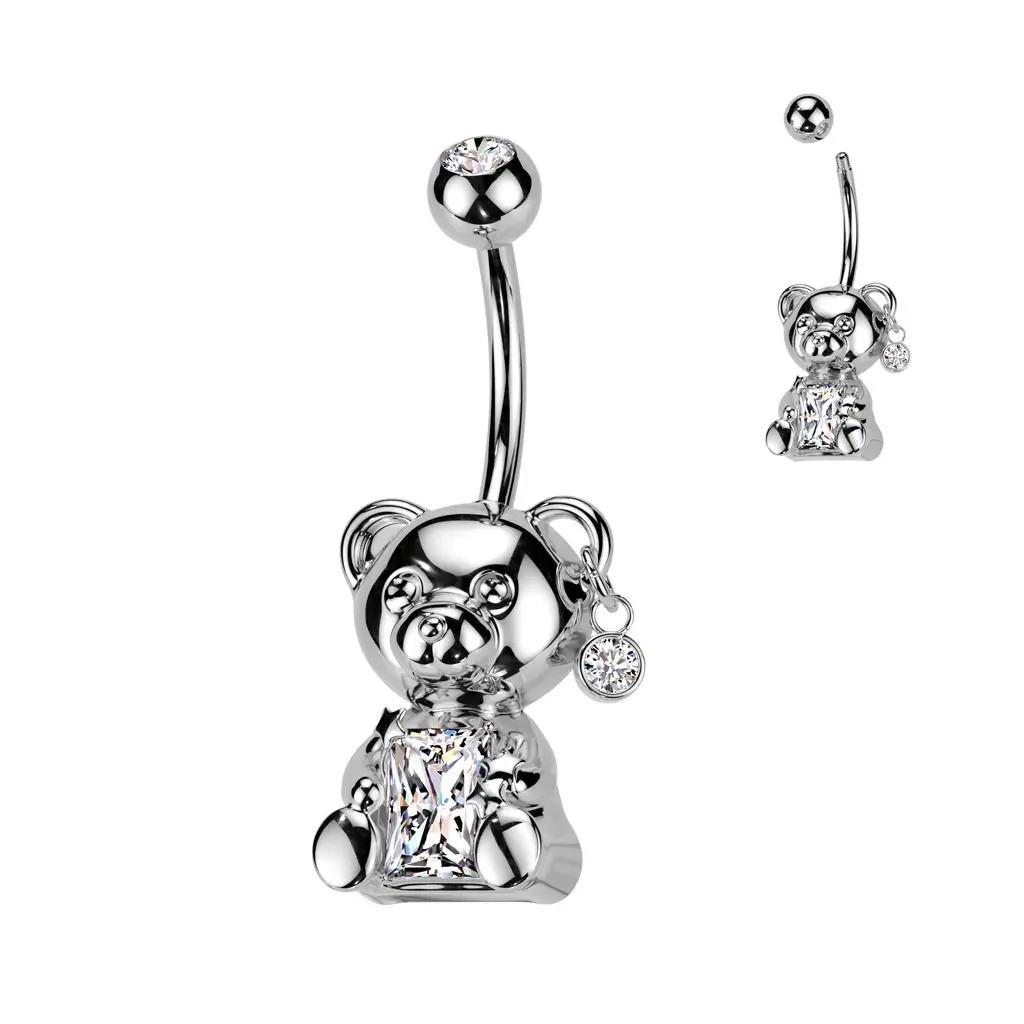 Piercing do pupíku medvídek - WP0073