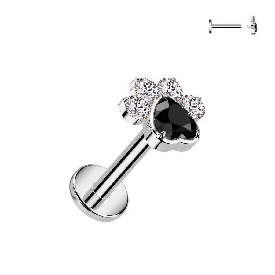 MARRE Piercing do brady - labreta TITAN (1,2 x 6 mm) - TIT1424-1206