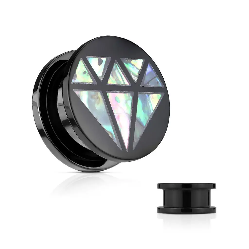 MARRE Akrylátový plug s perletí (8 mm)