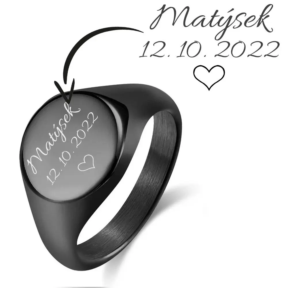 S4U Personalizovaný ocelový prsten