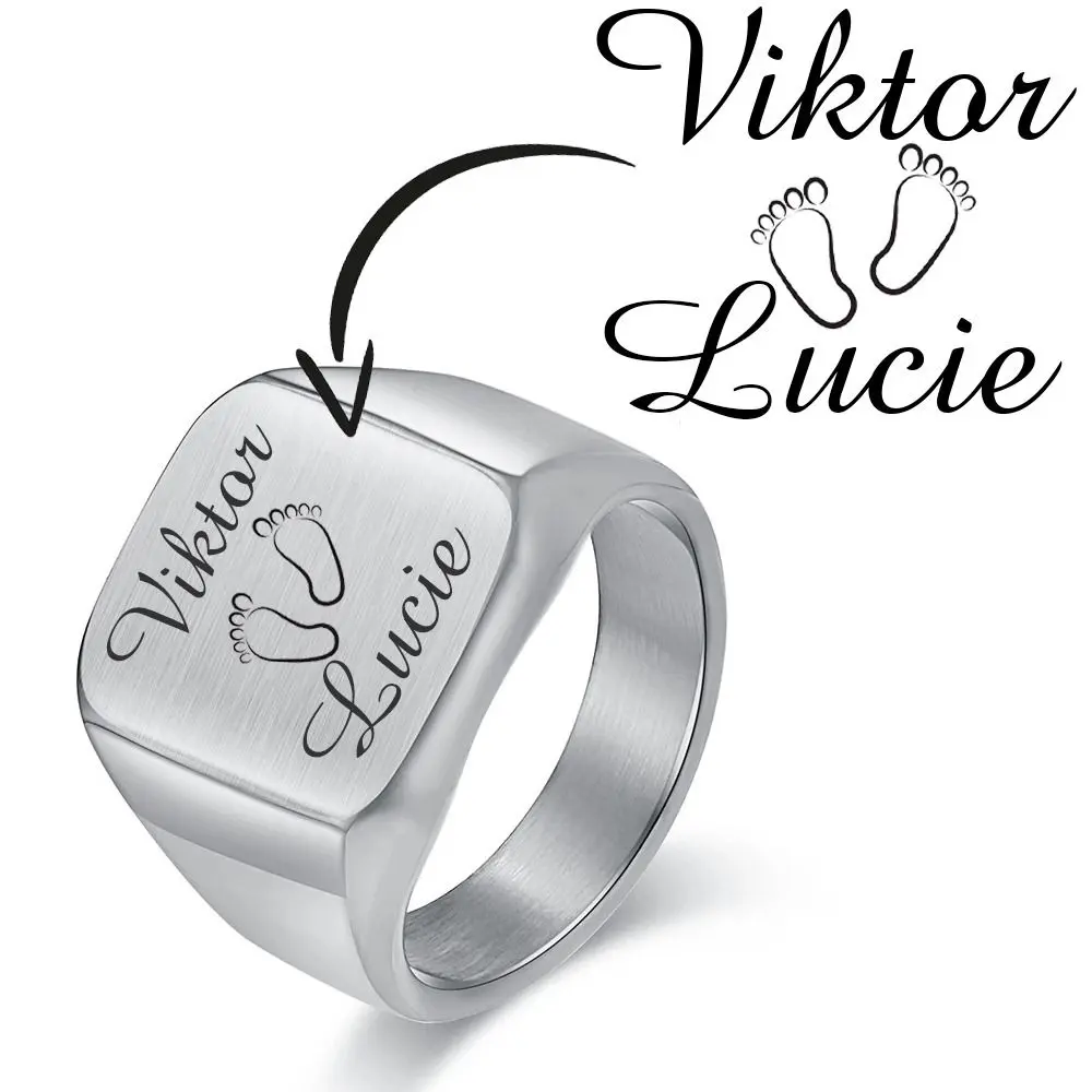 S4U Personalizovaný ocelový prsten