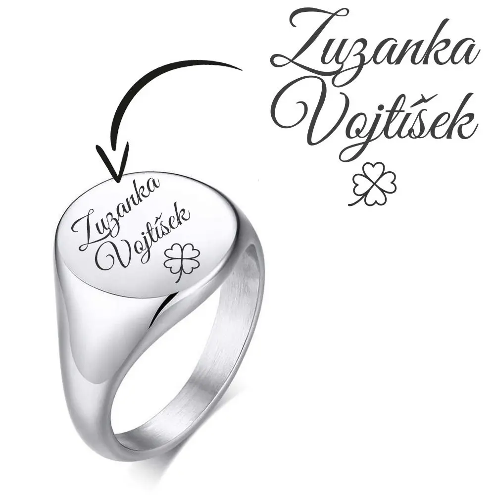 S4U Personalizovaný ocelový prsten