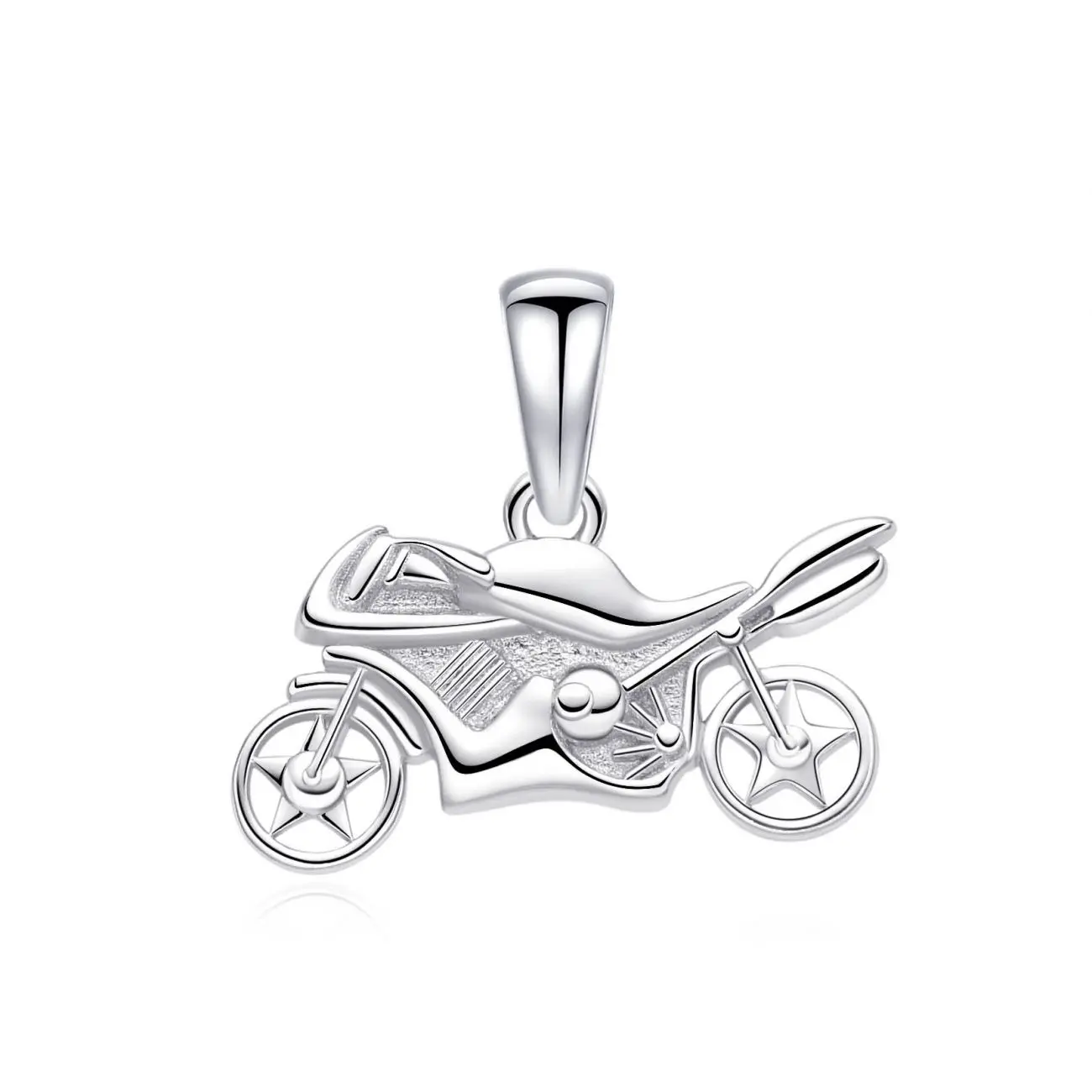 NUBIS Stříbrný přívěsek motorka - NB-4564