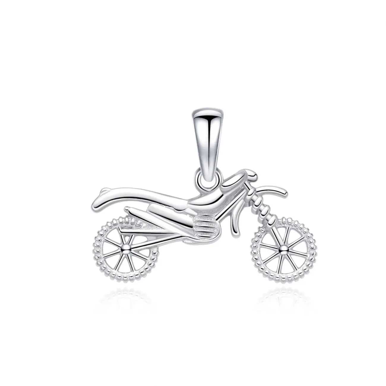 NUBIS Stříbrný přívěsek motorka enduro - NB-4562