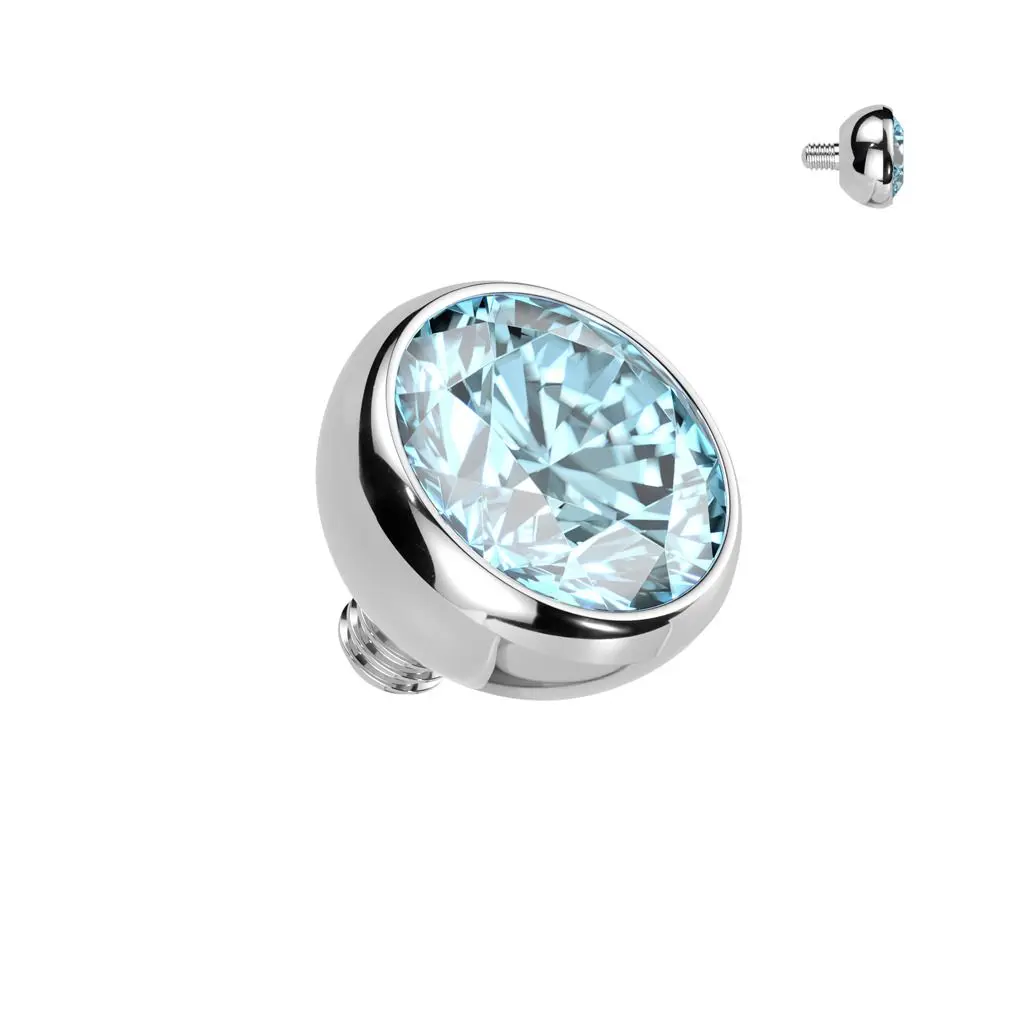 S4U Náhradní kulička s kamínkem TITAN, závit 1,2 mm, 3mm