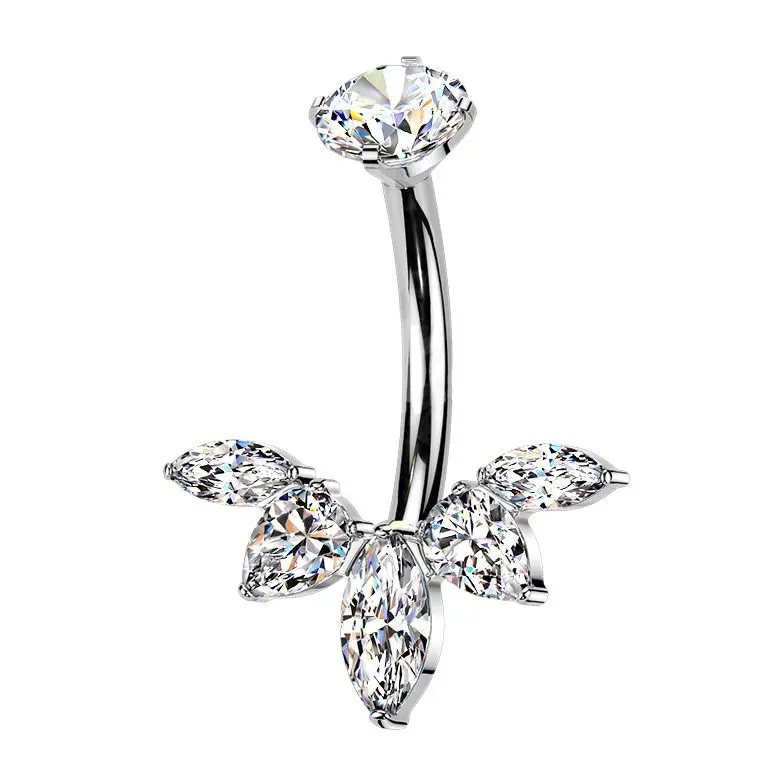 MARRE Luxusní piercing do pupíku - TITAN - TIT1597