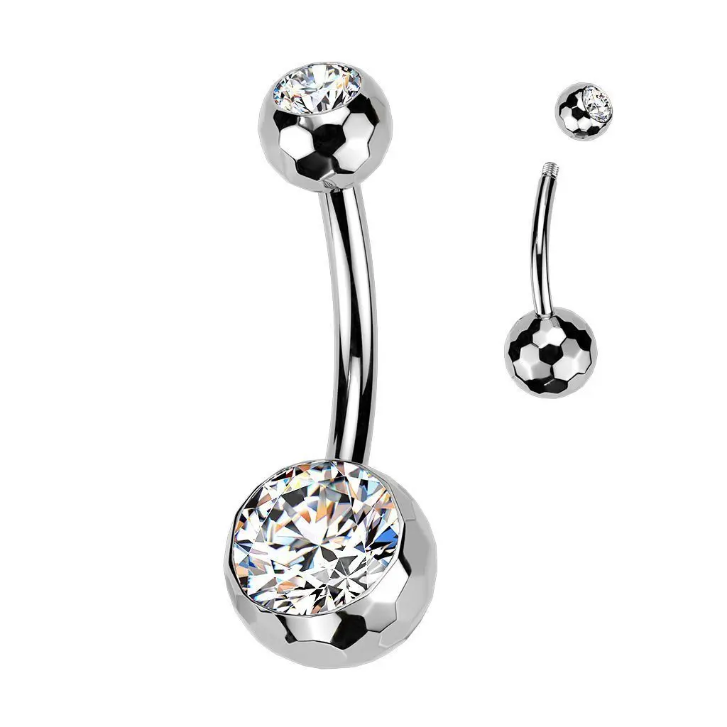 MARRE Piercing do pupíku banánek - TITAN (1,6 x
