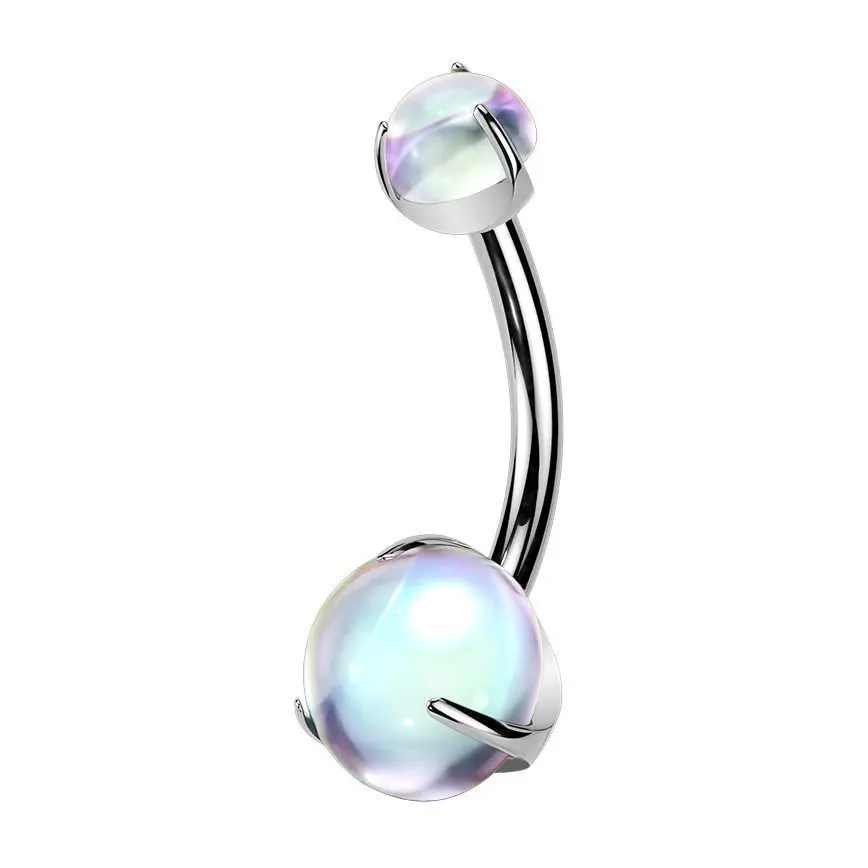 MARRE Piercing do pupíku měsíční kámen - TITAN