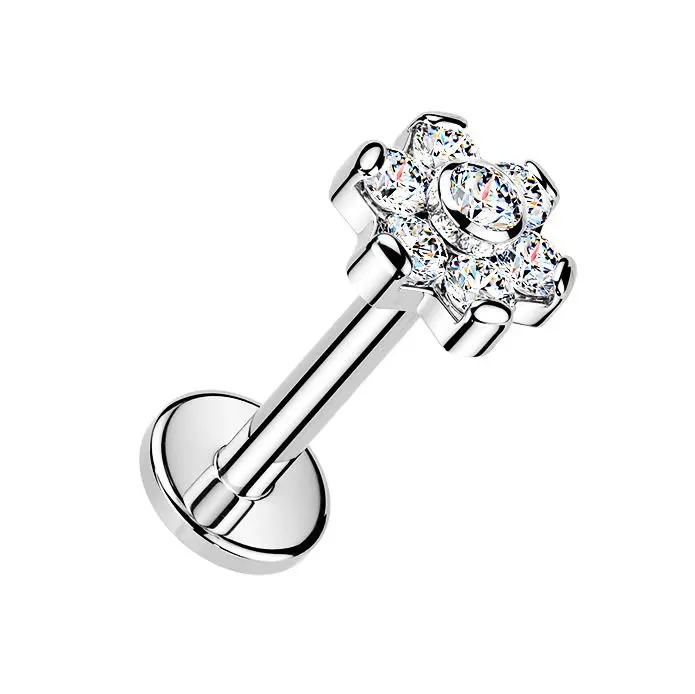 MARRE Piercing do brady - labreta kytička TITAN (1,2 x 8 mm) - TIT1693-1208