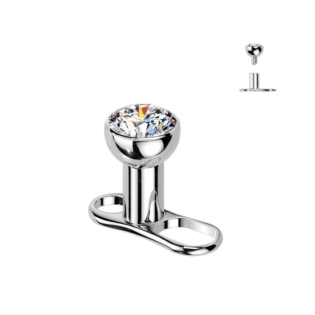 S4U Kompletní microdermal piercing TITAN, 1,6mm