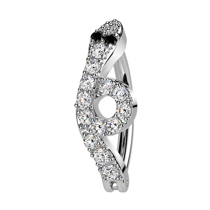 S4U Piercing do pupíku had se zirkony - WP0101