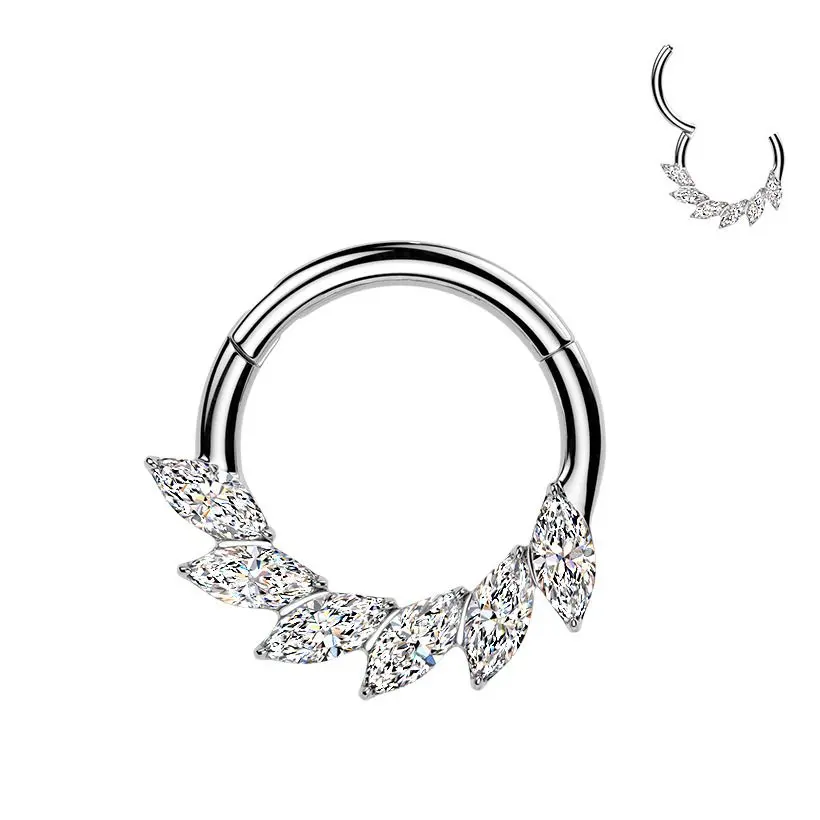 S4U Segment kruh - septum / helix / cartilage / tragus piercing TITAN (1,2 x