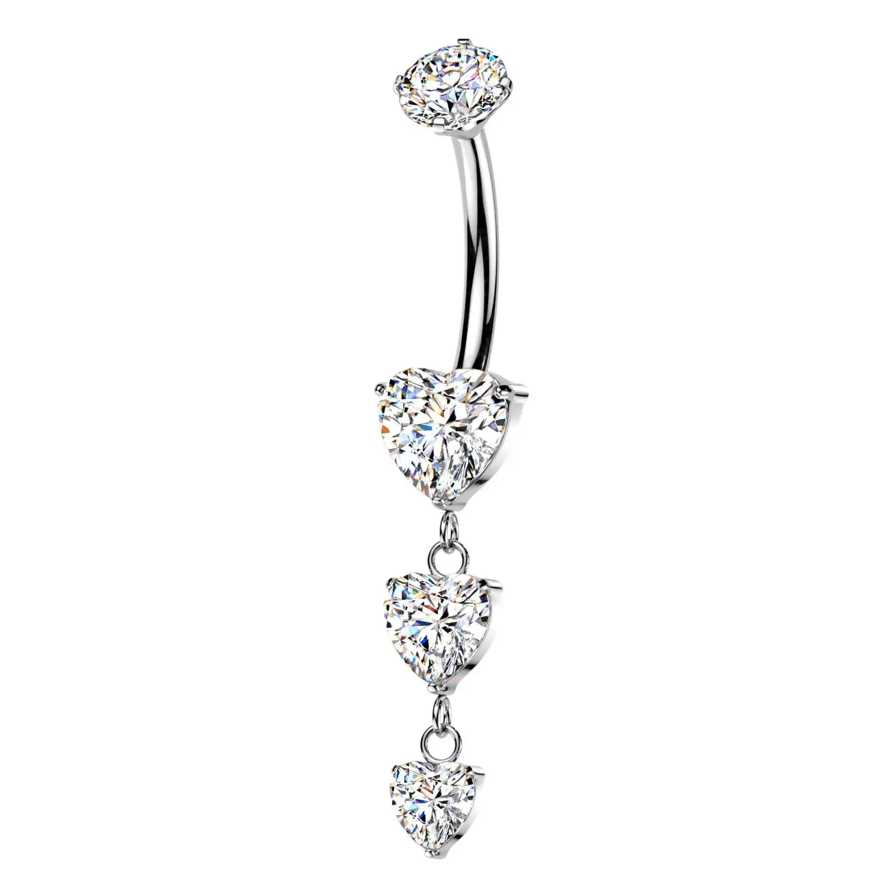 MARRE Visací piercing do pupíku - TITAN - TIT1736