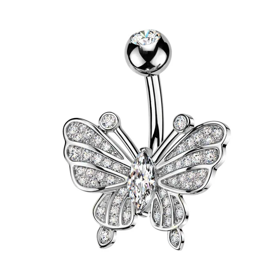 MARRE Piercing do pupíku motýlek - WP0120
