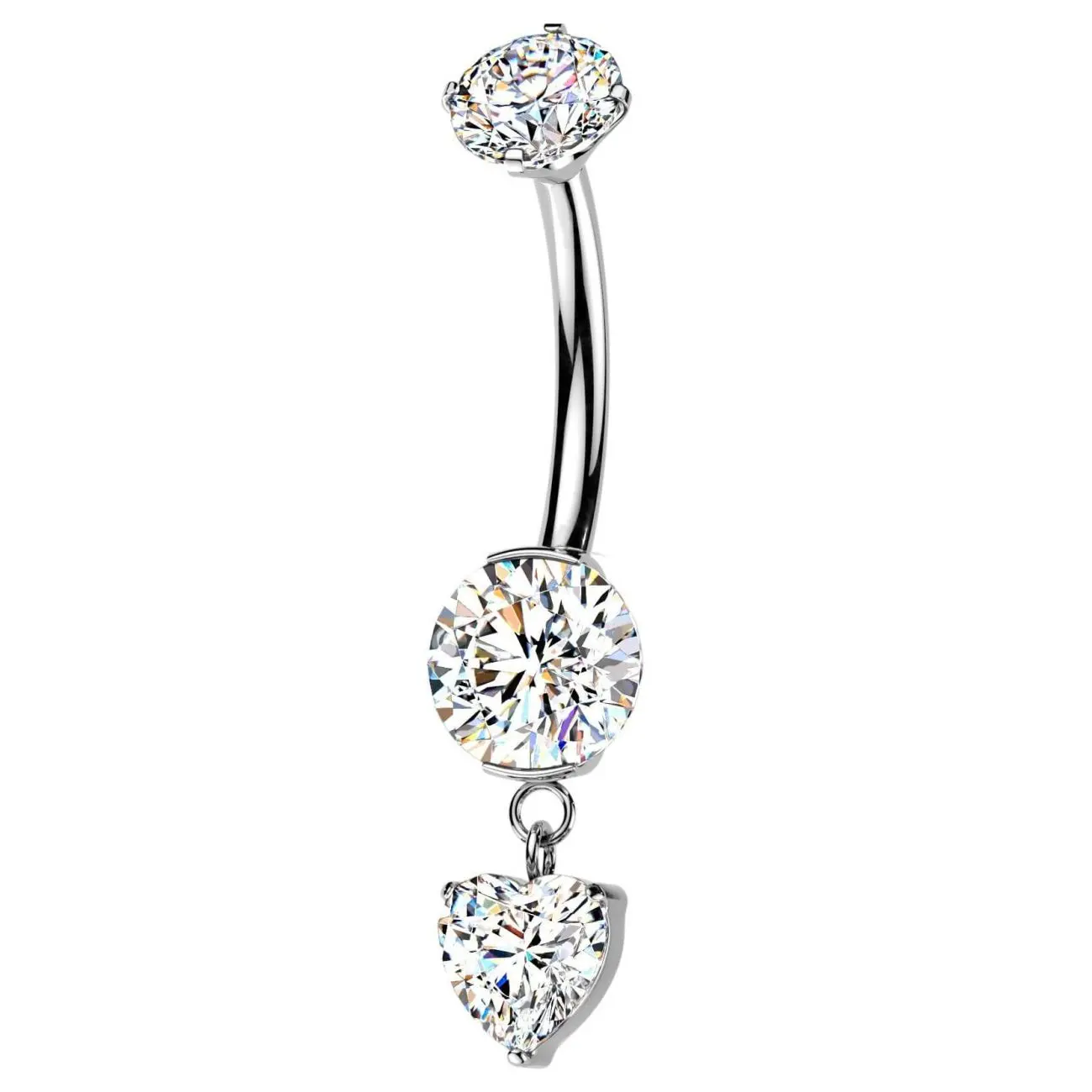MARRE Visací piercing do pupíku - TITAN - TIT1737
