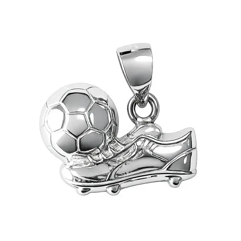 NUBIS Stříbrný přívěsek fotbal - NB-4279
