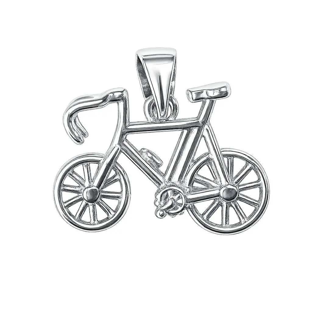 NUBIS Stříbrný přívěsek bicykl - jízdní kolo - NB-4277