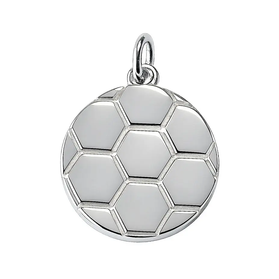 NUBIS Stříbrný přívěsek fotbalový míč - NB-4275