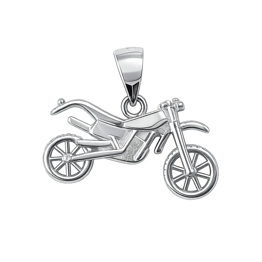 NUBIS Stříbrný přívěsek motorka - NB-4276