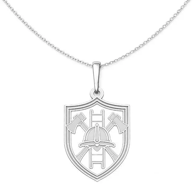 Auronitens Stříbrný přívěsek hasičský znak - PA1908