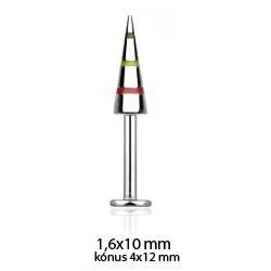 Labreta pruhy (1,6 x 10 mm + hrot 4x12 mm) - LB01129-0412